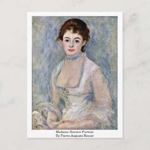 Madame Henriot-Portrait By Pierre-Auguste Renoir Postcard