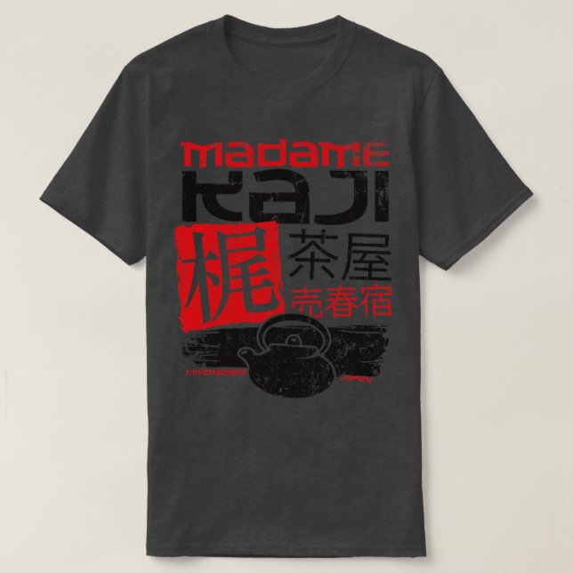 Madame Kaji Tea House Brothel T-Shirt (Design Front)