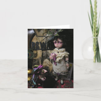 Madame" Knows it all" note card