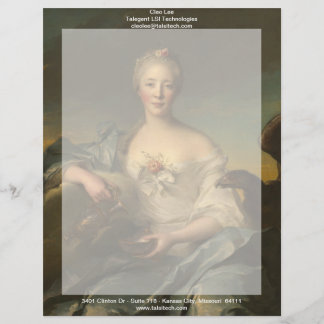 Madame Le Fèvre de Caumartin as Hebe Letterhead Design