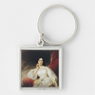 Madame Malibran in the Role of Desdemona, 1830 Key Ring