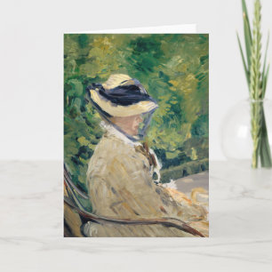 Madame Manet Édouard Manet Card
