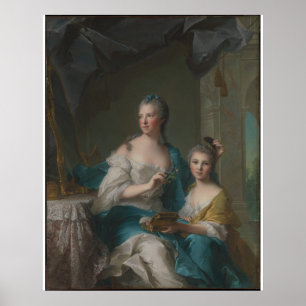 Madame Marsollier and Her Daughter Poster