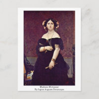 Madame Moitessier By Ingres Auguste Dominique