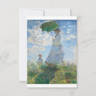 Madame Monet and Her Son by Claude Monet Thank You Card