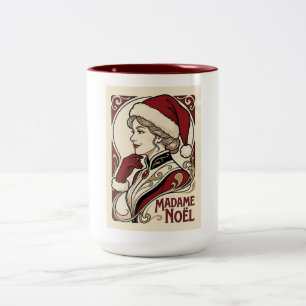Madame Noel Two-Tone Coffee Mug