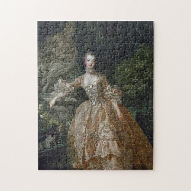 Madame Pompadour by Francois Boucher  Jigsaw Puzzle (Vertical)