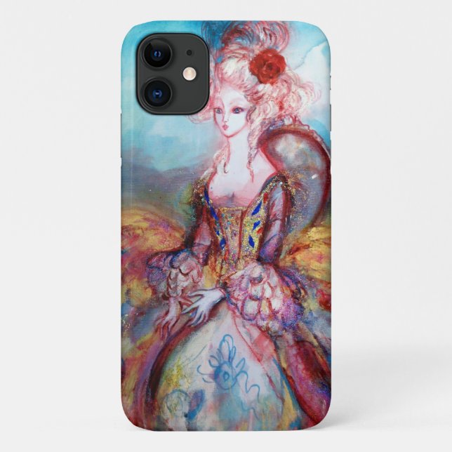 MADAME POMPADOUR ,Elegant Beauty Fashion Case-Mate iPhone Case (Back)