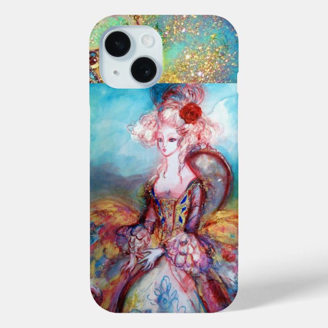 MADAME POMPADOUR ,Elegant Beauty Fashion Case-Mate iPhone Case (Back)