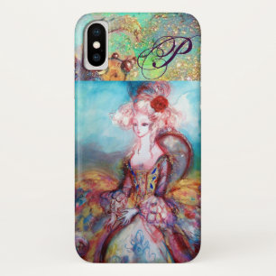 MADAME POMPADOUR  ELEGANT BEAUTY FASHION MONOGRAM iPhone X CASE