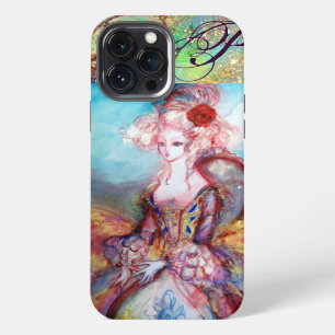 MADAME POMPADOUR , ELEGANT BEAUTY FASHION MONOGRAM iPhone CASE