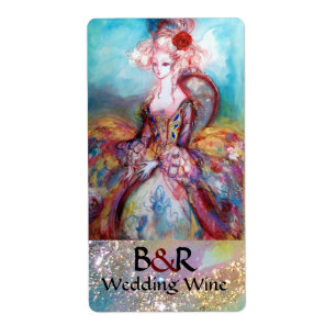 MADAME POMPADOUR MONOGRAM  Wedding Wine