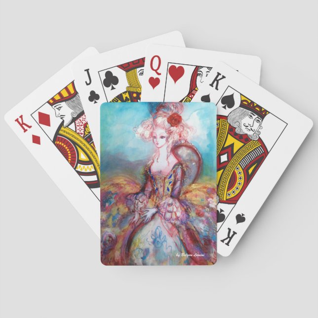 MADAME POMPADOUR   PLAYING CARDS (Back)