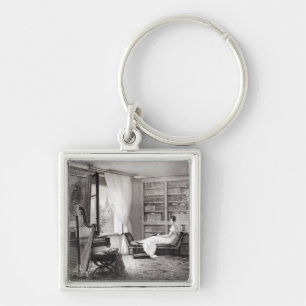 Madame Recamier at the Abbaye-aux-Bois Key Ring