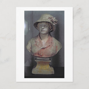 Madame Renoir, 1916 (polychrome plaster) Postcard