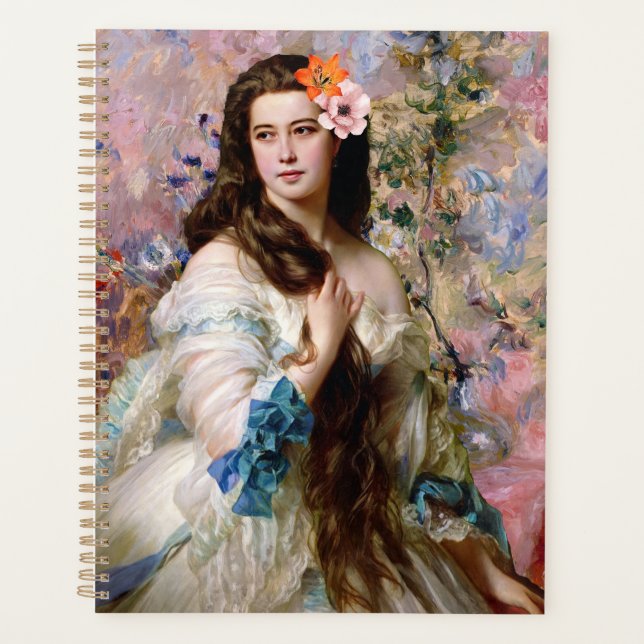 Madame Rimsky with flowers Planner (Front)