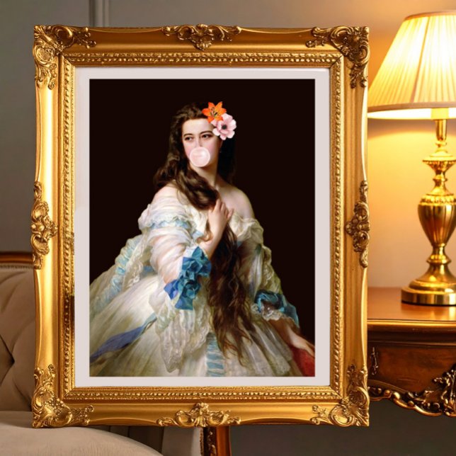 Madame Rimsky with two flowers Photo Print (Creator Uploaded)