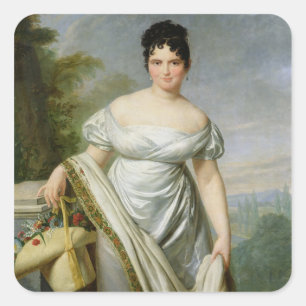 Madame Tallien Square Sticker