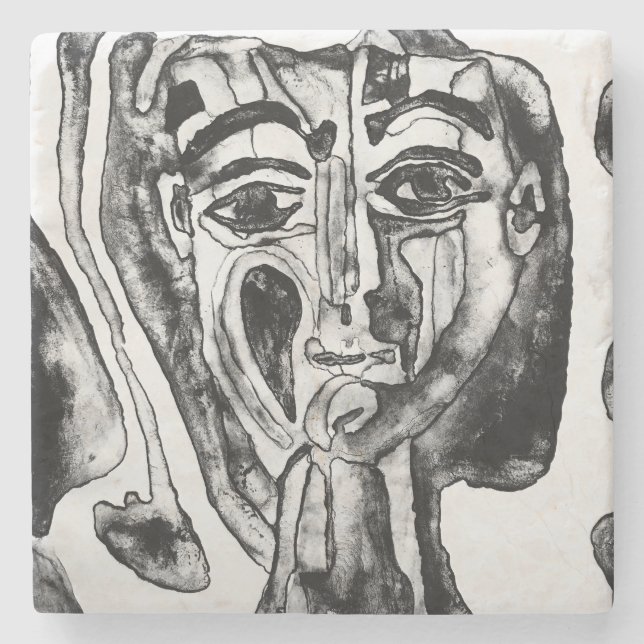 Madame Touché Stone Coaster (Front)