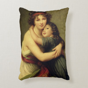 Madame Vigee-Lebrun and her Daughter Decorative Cushion