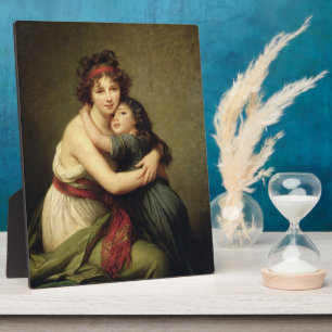 Madame Vigee-Lebrun and her Daughter Plaque