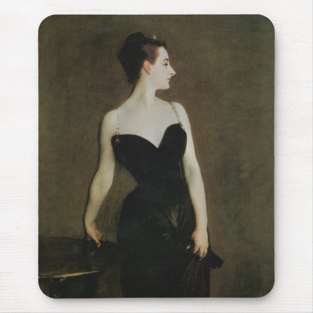 Madame X by John Singer Sargent Mouse Pad (Front)