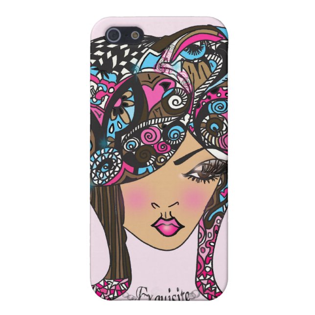Madamoiselle Mimi Le Exquisite Girlie iPhone 4 Case (Back)