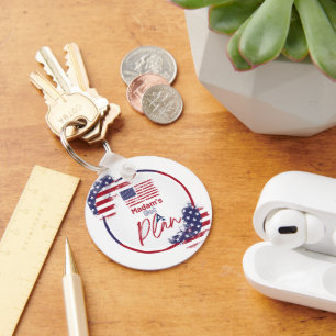 Madam's Got A Plan American Elections Keychain
