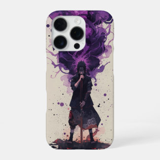 Madara Uchiha – Cinematic Watercolor iPhone 16 Pro Case