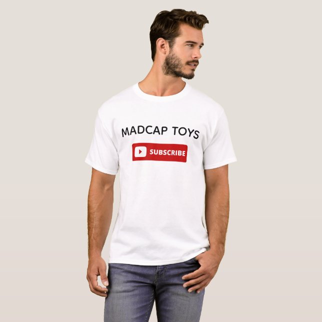 Madcap Toys Subscribe T-Shirt (Front Full)