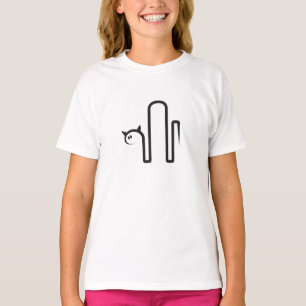 Mädchen Spaghetti Top mit Katze