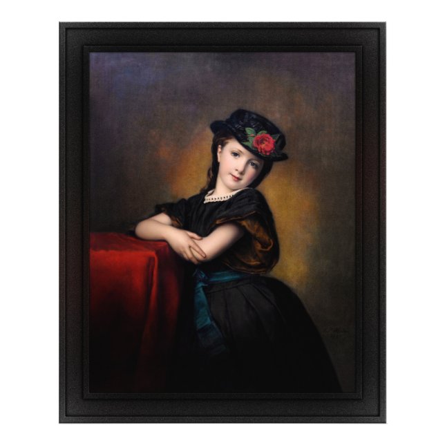 Mädchenporträt by Samuel Baruch Ludwig Halle Photo Print (Front)