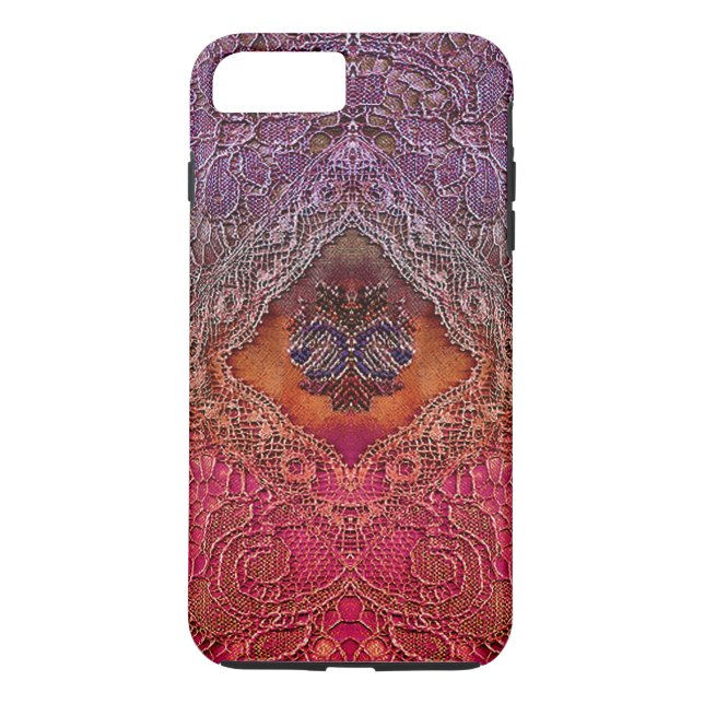 Maddel Attic Bohemian Lace Plus Case-Mate iPhone Case (Back)