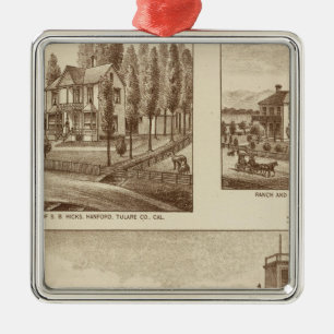 Madden residence, Water Works Metal Ornament