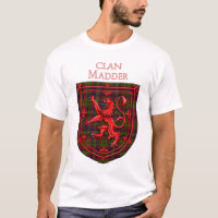 Madder Tartan Scottish Plaid Lion Rampant