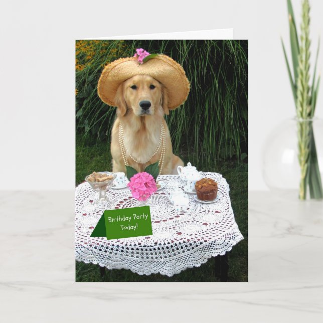 Maddi Garden Birthday Party-2 Thank You Card (Front)