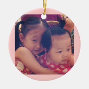 Maddie and Juliet Ceramic Tree Decoration