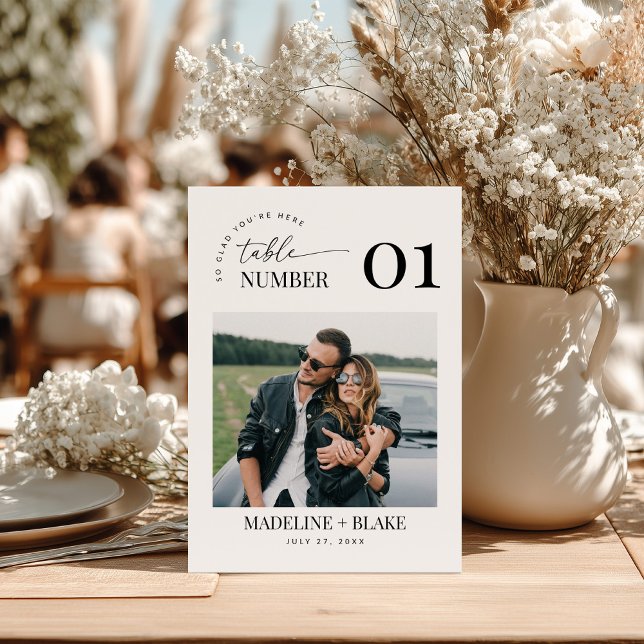 MADDIE Table Numbers with Photo (Creator Uploaded)