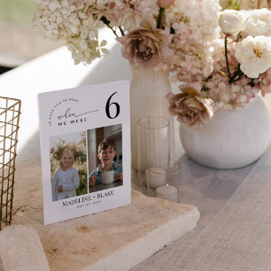 MADDIE When We Were Table Numbers