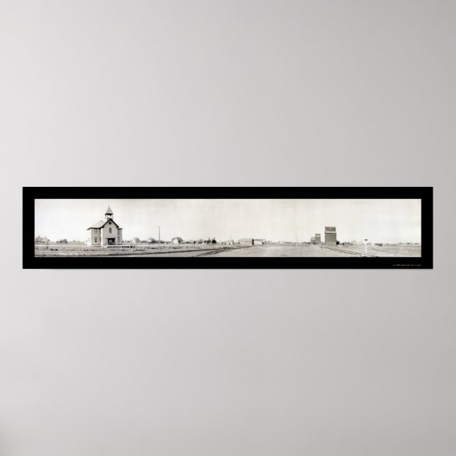 Maddock, ND School Photo 1913 Poster (Front)