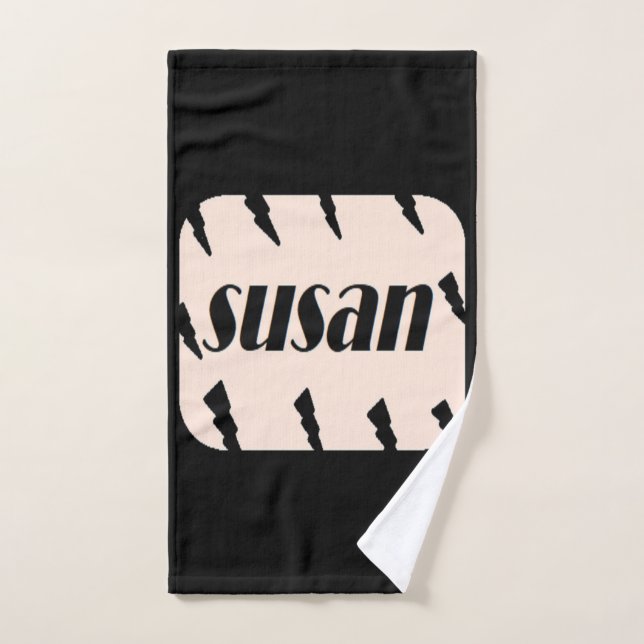 Made and designed for a girl called Susan Bath Towel Set (Hand Towel)