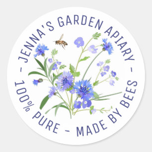 Made By Bees Wildflower Apiary Product Sticker
