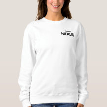 Made by MERLIN White Sweatshirt Crewneck
