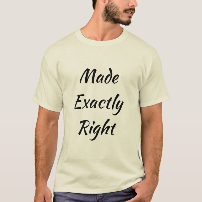 Made Exactly Right Men's Basic T-shirt (Front)