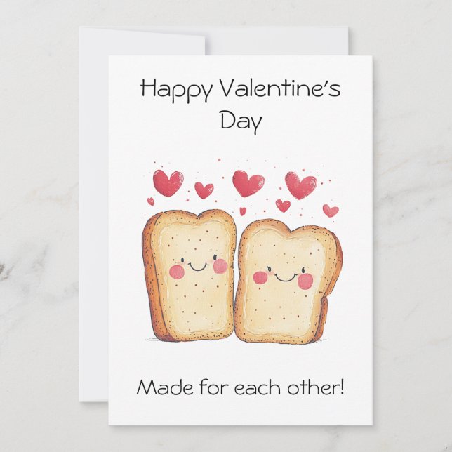Made for Each Other – Cute & Punny Valentine’s  Card (Front)