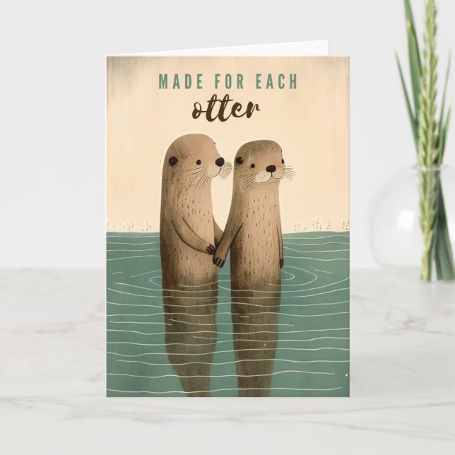Made for each otter card (Front)