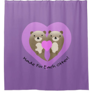 Made for Each Otter Shower Curtain