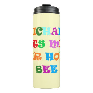 Made for Michael big loving words Thermal Tumbler
