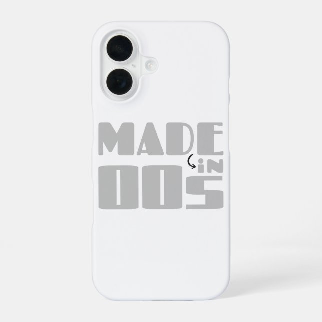 Made in 00s iPhone 16 case (Back)