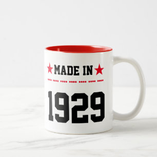 Made in 1929 Two-Tone coffee mug